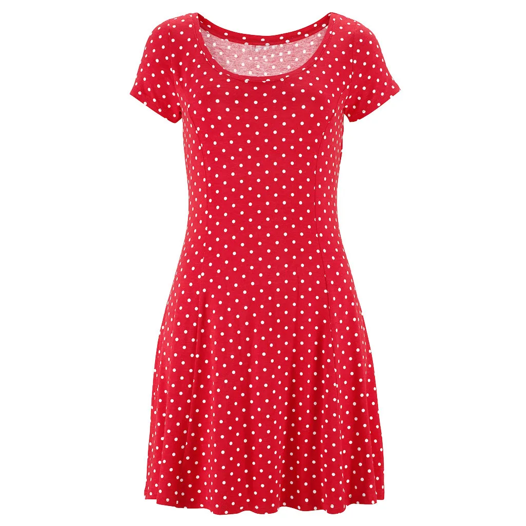 MIARHB #ZG4 NEW HOT FASHION 2019 Free Ship Womens Casual Bohemian Short Sleeve Dot Printed Above Knee Dress Party Dress
MIARHB #ZG4 NEW HOT FASHION 2019 Free Ship Womens Casual Bohemian Short Sleeve Dot Printed Above Knee Dress Party Dress