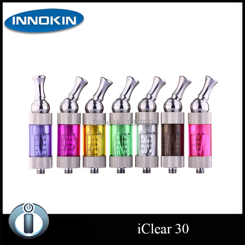 Original Innokin iClear 30 Dual Coil Clearomizer Iclear30 Replaceable Cartomizer 3.0ml Rotatable Mouth Piece Atomizer | Электроника