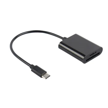 2 in 1 Card Reader USB 3.0 Type-C to SD/TF Card Smart Memory Card Reader Adapter Cable Type C OTG SD Card Reader
2 in 1 Card Reader USB 3.0 Type-C to SD/TF Card Smart Memory Card Reader Adapter Cable Type C OTG SD Card Reader