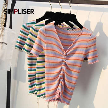 Lace-up Sweaters Women Summer 2019 Pullovers Short Sleeve Fashion Knitting Shirts Knitted Tops Femme Blouses Knit Sweater Woman
Lace-up Sweaters Women Summer 2019 Pullovers Short Sleeve Fashion Knitting Shirts Knitted Tops Femme Blouses Knit Sweater Woman