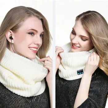Wireless Bluetooth Headset Winter Mens Womens Music Knitted Scarf Headphone Speaker Mic Smart Scarf for Mobile Phones iPad
Wireless Bluetooth Headset Winter Mens Womens Music Knitted Scarf Headphone Speaker Mic Smart Scarf for Mobile Phones iPad