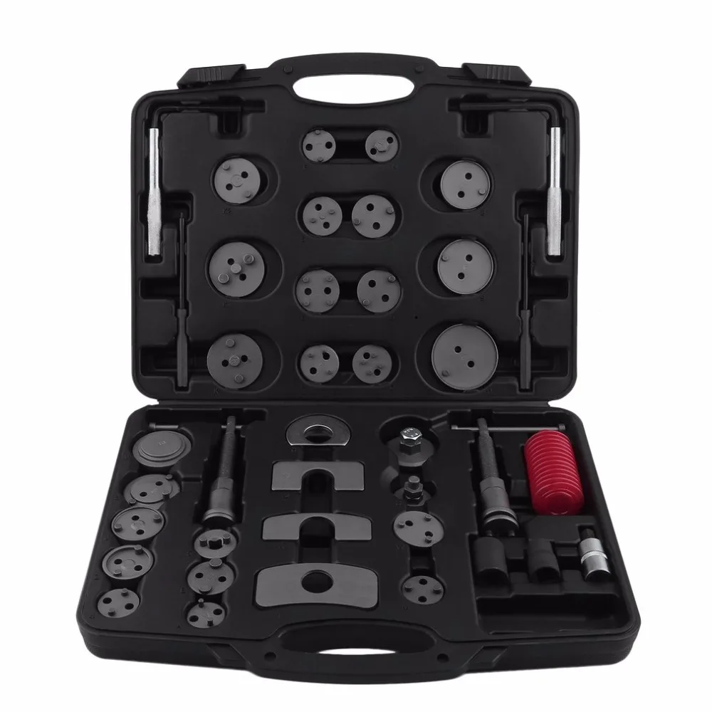 40pcs/Set Universal Car Disc Caliper Wind Back Rewind Brake Piston Reflector Tool Kit Auto Repair Tool With Case
40pcs/Set Universal Car Disc Caliper Wind Back Rewind Brake Piston Reflector Tool Kit Auto Repair Tool With Case