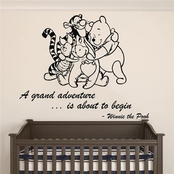 Neymar Winnie Pooh & Friends - A Grand Adventure Is About To Begin Quote Baby Room Wall Decal- Decal For Baby's Sticker X091
Neymar Winnie Pooh & Friends - A Grand Adventure Is About To Begin Quote Baby Room Wall Decal- Decal For Baby's Sticker X091