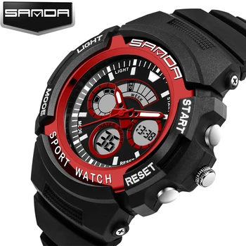 Original SANDA brand man women fashion waterproof dual time sports army wristwatches for ladiess dress gift led watches
Original SANDA brand man women fashion waterproof dual time sports army wristwatches for ladiess dress gift led watches
