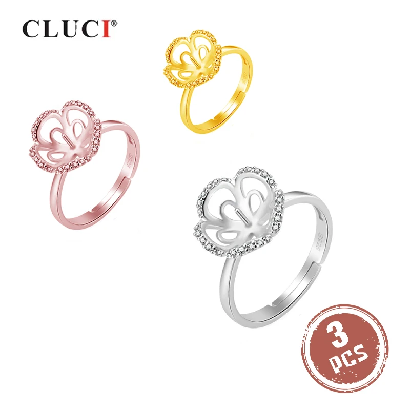 CLUCI 3 шт серебро 925 жемчужное кольцо в форме цветка крепление для изготовления ювелирных изделий женское серебро 925 пробы Регулируемые кольца SR2102SB
CLUCI 3 шт серебро 925 жемчужное кольцо в форме цветка крепление для изготовления ювелирных изделий женское серебро 925 пробы Регулируемые кольца SR2102SB