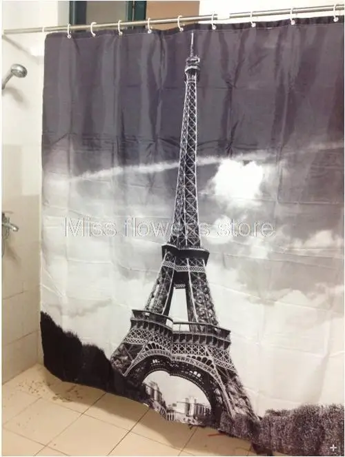 Shower Curtain Paris Eiffel Tower Scenery Pattern Bathroom Waterproof Mildewproof Polyester Fabric With 12 Hooks 180cm*180cm
Shower Curtain Paris Eiffel Tower Scenery Pattern Bathroom Waterproof Mildewproof Polyester Fabric With 12 Hooks 180cm*180cm