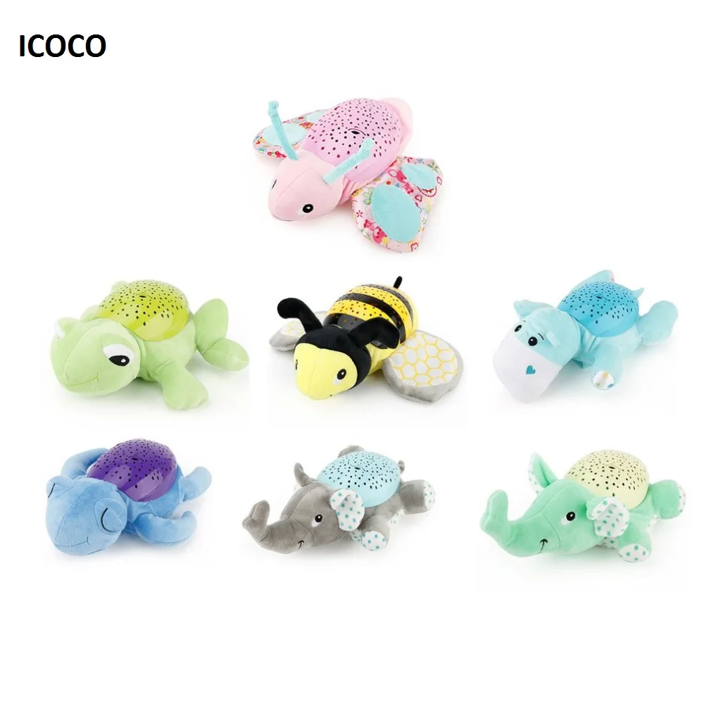 ICOCO Children Animal Projection Lamp Plush Toys Dreamy Starry Star Light Dolls Toys Projector With Music for Baby Infant Sleep
ICOCO Children Animal Projection Lamp Plush Toys Dreamy Starry Star Light Dolls Toys Projector With Music for Baby Infant Sleep
