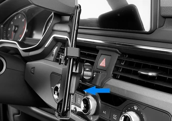 Mobile Cell Phone Holder Car Air Vent Mount Stand For Audi A4 B9 2017 2018 2019 Car-Styling Accessories
Mobile Cell Phone Holder Car Air Vent Mount Stand For Audi A4 B9 2017 2018 2019 Car-Styling Accessories