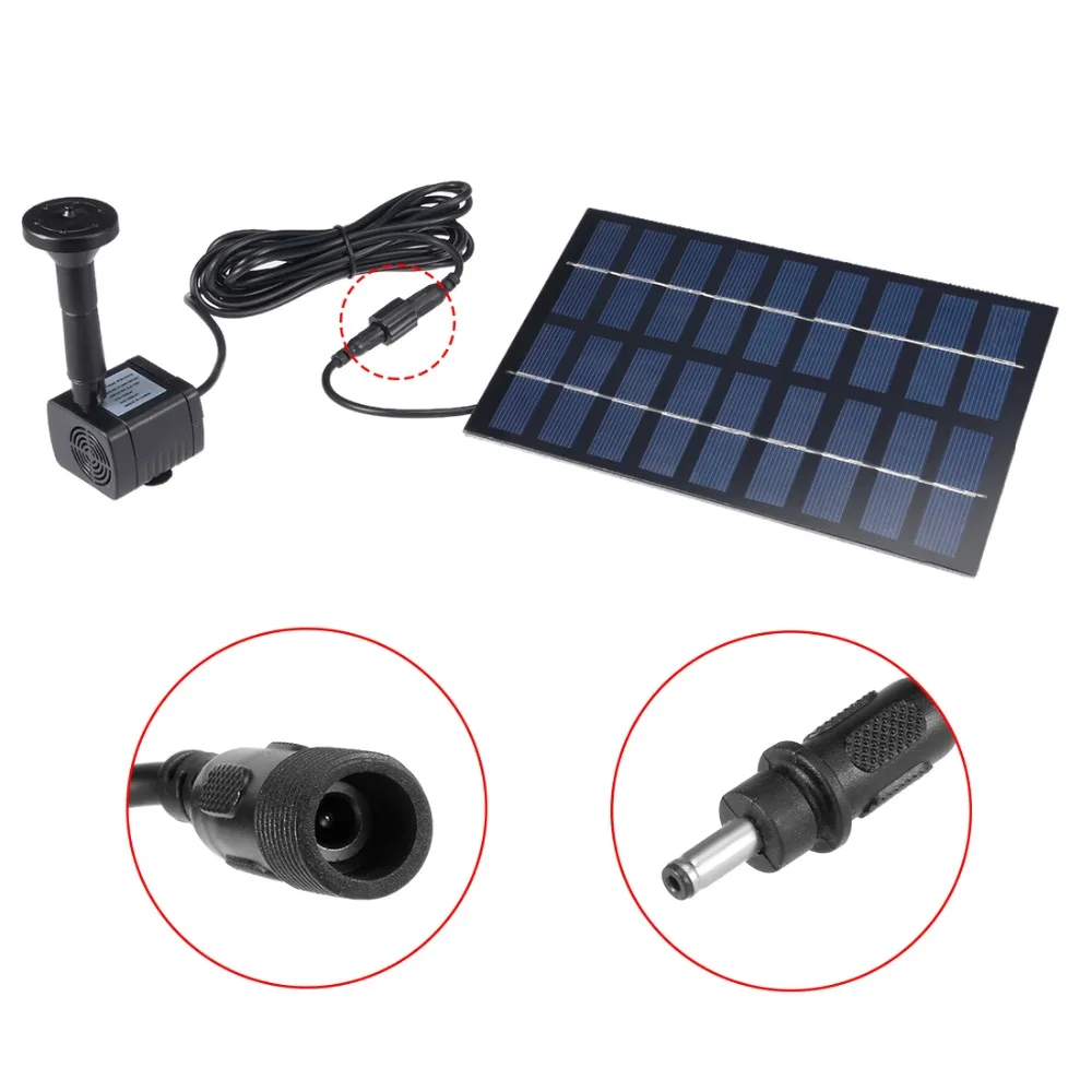 Uxcell 9V 1.8W Brushless DC Solar Power Fountain Pool Water Pump Garden Plants Watering Solar Pond Pump Solar-Powered Water Pump
Uxcell 9V 1.8W Brushless DC Solar Power Fountain Pool Water Pump Garden Plants Watering Solar Pond Pump Solar-Powered Water Pump