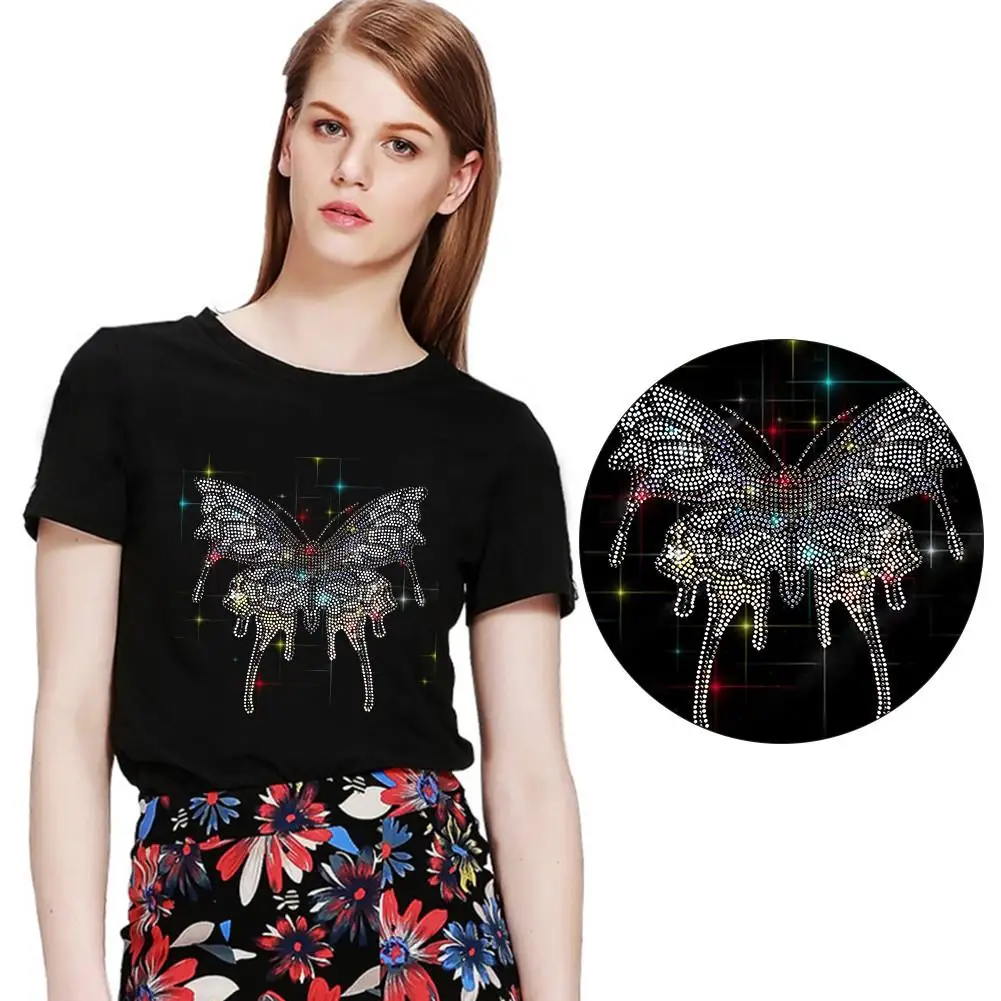 Butterfly Personalized DIY Rhinestone Motif Embellishment Colorful Butterfly Bag T-Shirt Front Pattern DIY Clothing T-Shirt
Butterfly Personalized DIY Rhinestone Motif Embellishment Colorful Butterfly Bag T-Shirt Front Pattern DIY Clothing T-Shirt