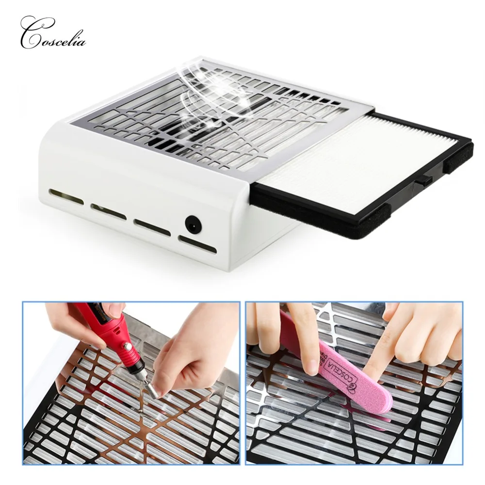 COSCELIA 40W Large Nail Dust Collector Strong Power Vacuum Cleaner For Manicure Fast Dust Collection Area Nails Accessoires
COSCELIA 40W Large Nail Dust Collector Strong Power Vacuum Cleaner For Manicure Fast Dust Collection Area Nails Accessoires