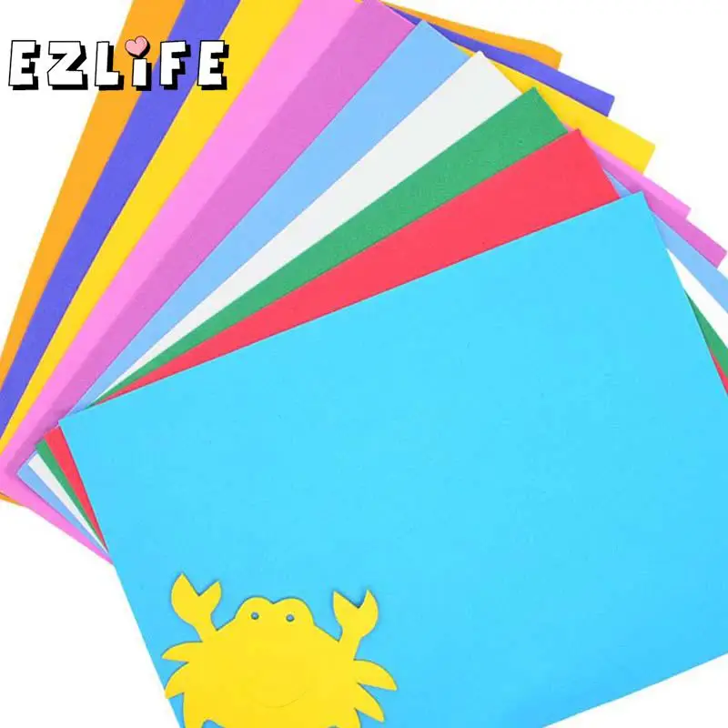 10pcs/lot Foam Paper Art 10 Colors A4 Fold scrapbooking Thick Multicolor Sponge Foam Paper Craft DIY Child Puzzle Paper CT0227
10pcs/lot Foam Paper Art 10 Colors A4 Fold scrapbooking Thick Multicolor Sponge Foam Paper Craft DIY Child Puzzle Paper CT0227