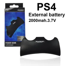 DOBE 2000mAh Power Bank for DualShock 4 Portable Charging Station for PlayStation 4 Controller Gamepad