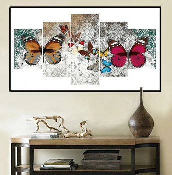 5D DIY diamond painting 5 pieces animal Butterfly Full square,Cross stitch Diamond embroidery multi picture Home Decoration Gift
5D DIY diamond painting 5 pieces animal Butterfly Full square,Cross stitch Diamond embroidery multi picture Home Decoration Gift