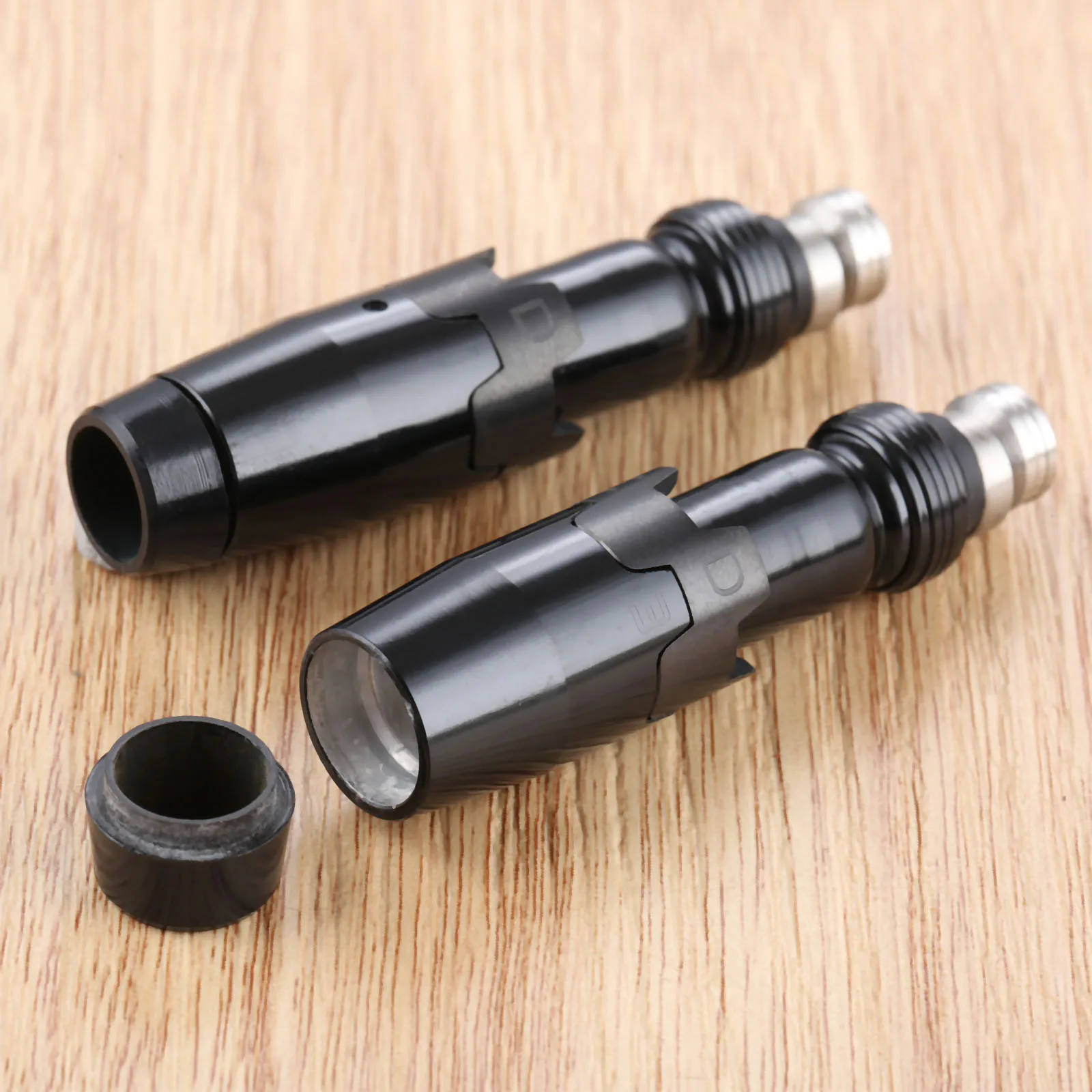 Black Aluminium Alloy Golf Shaft Adapter Sleeve Replacement For Titleist 913F 3# 5# Fairway Wood 0.335" 0.350" Tip Size
Black Aluminium Alloy Golf Shaft Adapter Sleeve Replacement For Titleist 913F 3# 5# Fairway Wood 0.335" 0.350" Tip Size