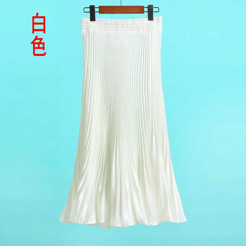 2019 Summer Fashion Vintage Silver Golden metal solid flared Maxi Skirt High Waist Beach Long Pleated Skirts for Women Ladies
2019 Summer Fashion Vintage Silver Golden metal solid flared Maxi Skirt High Waist Beach Long Pleated Skirts for Women Ladies