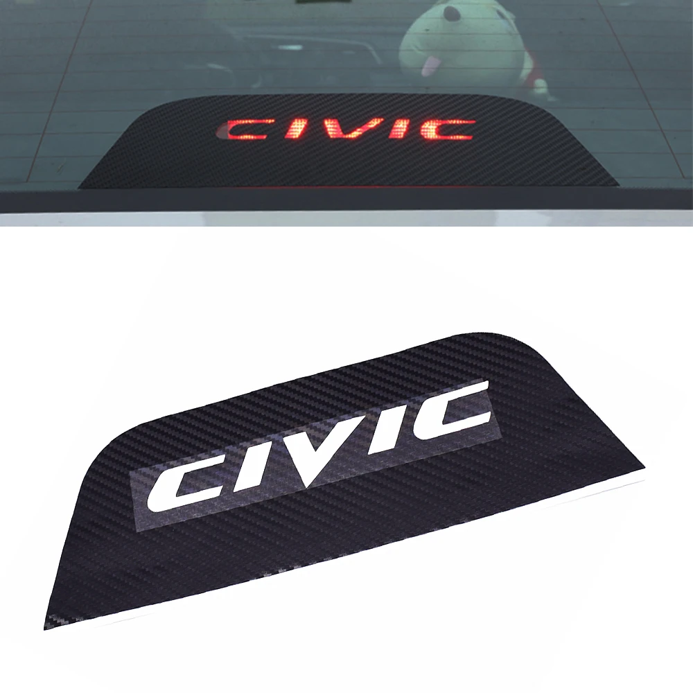 Car Styling Carbon fiber Sticker For HONDA CIVIC 2018 2017 car rear High Brake light Sticker emblem car Accessories
Car Styling Carbon fiber Sticker For HONDA CIVIC 2018 2017 car rear High Brake light Sticker emblem car Accessories