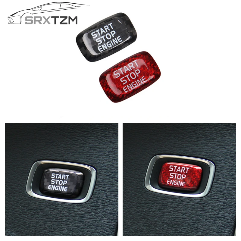 SRXTZM New Carbon Fiber Sticker Car Engine Start Stop Button Decor Cover For Volvo V40 V60 S60 S60L XC60 S80L S80 1pcs Black Red
SRXTZM New Carbon Fiber Sticker Car Engine Start Stop Button Decor Cover For Volvo V40 V60 S60 S60L XC60 S80L S80 1pcs Black Red