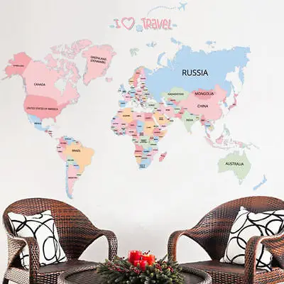 Animal World Map Wall Sticker Cute Kids Bedroom Mural Living Room PVC Children Room Decal
Animal World Map Wall Sticker Cute Kids Bedroom Mural Living Room PVC Children Room Decal