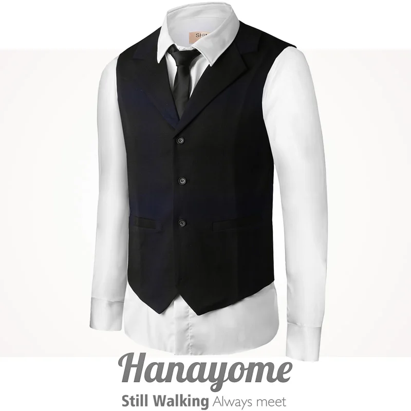 Hanayome new customized deign mixed blue color wedding lapel vest with two pockets jacket casual vest dress VS39
Hanayome new customized deign mixed blue color wedding lapel vest with two pockets jacket casual vest dress VS39