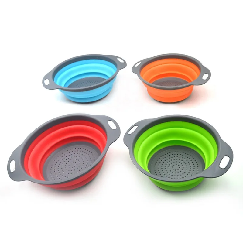 Foldable Collapsible Colanders Set Food-Grade Vegetable Fruit Silicone Washing Basket Strainer Collapsible Drainer Kitchen Tools
Foldable Collapsible Colanders Set Food-Grade Vegetable Fruit Silicone Washing Basket Strainer Collapsible Drainer Kitchen Tools