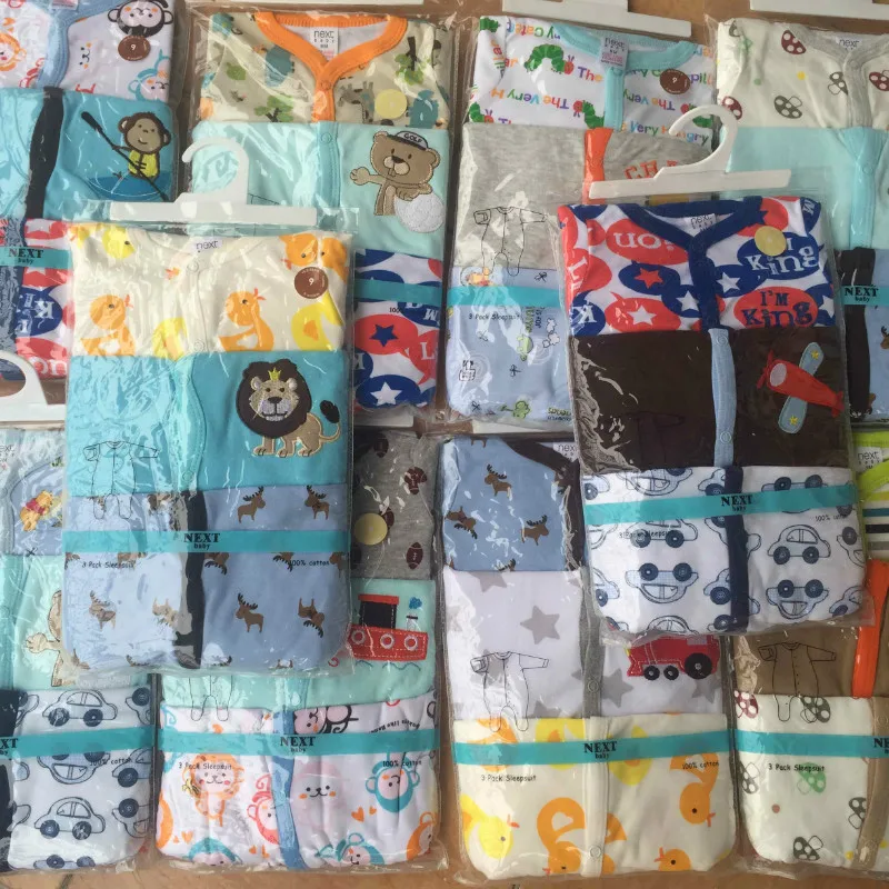3 Pcs / lot Long Sleeve 0-12M Baby Footies Child Climb Clothes Cartoon Baby Boy Girl Clothes Newborn Cotton Baby Footie Pajamas
3 Pcs / lot Long Sleeve 0-12M Baby Footies Child Climb Clothes Cartoon Baby Boy Girl Clothes Newborn Cotton Baby Footie Pajamas