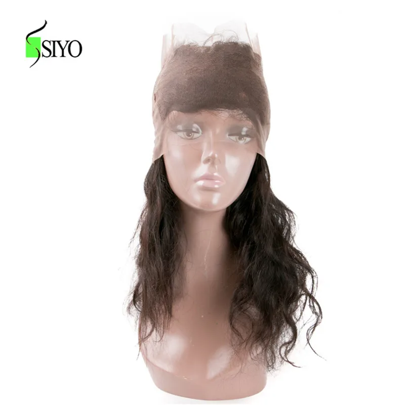 Siyo Hair Brazilian Body Wave 360 Lace Frontal Closure Non-remy Human Hair Natural Black Color 130% Density Free Shipping
Siyo Hair Brazilian Body Wave 360 Lace Frontal Closure Non-remy Human Hair Natural Black Color 130% Density Free Shipping