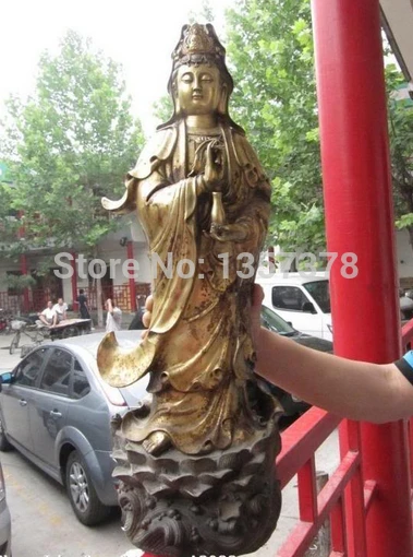 shitou 00498 China Bronze South Sea Drip Bodhisattva Kwan-Yin Guan Yin on Lotus Buddha Statue
shitou 00498 China Bronze South Sea Drip Bodhisattva Kwan-Yin Guan Yin on Lotus Buddha Statue