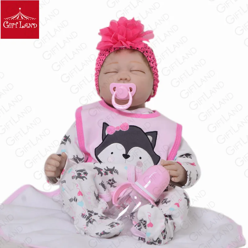 22inch Reborn Baby Doll Soft Body Toy Like Real Newborn Girl Princess Babies Doll Kid Gift Bebe Reborn Sleeping Angel New Hot
22inch Reborn Baby Doll Soft Body Toy Like Real Newborn Girl Princess Babies Doll Kid Gift Bebe Reborn Sleeping Angel New Hot