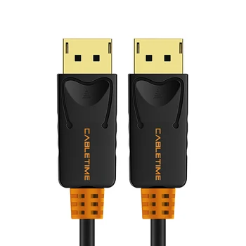 Cabletime Display Port Cable 4K 60hz DP to DP Cable Cord 1.2 Video Audio Cable for HDTV Projector PC
Cabletime Display Port Cable 4K 60hz DP to DP Cable Cord 1.2 Video Audio Cable for HDTV Projector PC