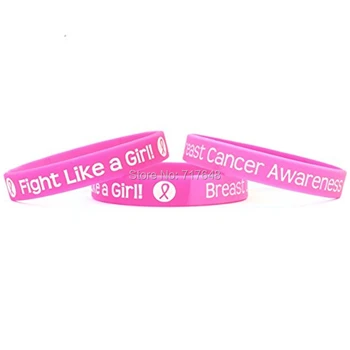 100pcs Breast Cancer Awareness Fight Like a Girl wristband silicone bracelets free shipping by ePacket A
100pcs Breast Cancer Awareness Fight Like a Girl wristband silicone bracelets free shipping by ePacket A