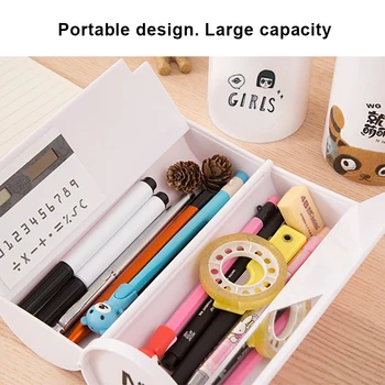 Pencil Case Stationery Box Pen Holder High Tech Multifunction Japanese School Pencil Bag With Calculator Mirror Large Capacity
Pencil Case Stationery Box Pen Holder High Tech Multifunction Japanese School Pencil Bag With Calculator Mirror Large Capacity