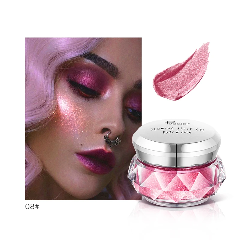 Pudaier Jelly Highlighter Gel Mermaid Eyeshadow Glow Body Glitter Festival Makeup iluminador Gold Liquid Pink Bronzer TSLM2
Pudaier Jelly Highlighter Gel Mermaid Eyeshadow Glow Body Glitter Festival Makeup iluminador Gold Liquid Pink Bronzer TSLM2