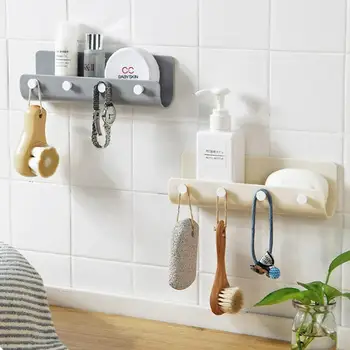 Nordic 4 Hooks Wall-mounted Storage Racks Creative U-shape Multifunction Kitchen Bathroom Groceries Wall Hanging Organize Shelf
Nordic 4 Hooks Wall-mounted Storage Racks Creative U-shape Multifunction Kitchen Bathroom Groceries Wall Hanging Organize Shelf