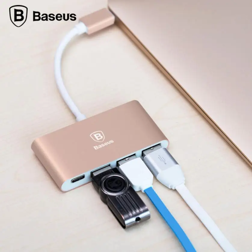 Binmer Superior Quality Baseus Type-C to Type-C and 3 USB Ports HUB Adapter For New Macbook for Google ZNOV0938
Binmer Superior Quality Baseus Type-C to Type-C and 3 USB Ports HUB Adapter For New Macbook for Google ZNOV0938