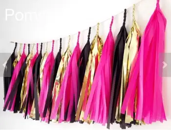 15pcs Mixed Black Fuchsia Gold Tissue Paper Tassels Wedding X'mas Bunting Banner Garland Birthday Festival Hanging Decoration
15pcs Mixed Black Fuchsia Gold Tissue Paper Tassels Wedding X'mas Bunting Banner Garland Birthday Festival Hanging Decoration