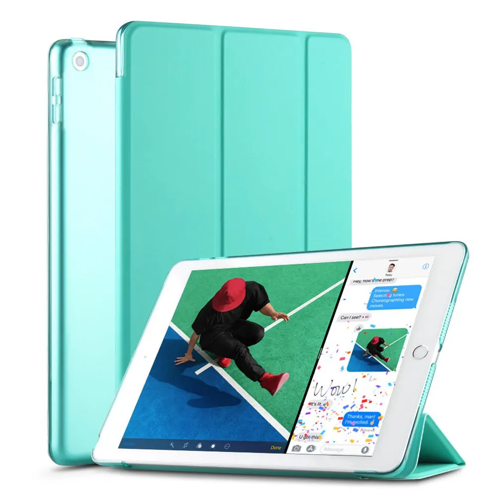 Soft silicone bottom PU Leather Smart Case for New iPad 9.7 inch 2017 2018 model A1822 A1823 A1893 Cover Auto Sleeplim+film+pen
Soft silicone bottom PU Leather Smart Case for New iPad 9.7 inch 2017 2018 model A1822 A1823 A1893 Cover Auto Sleeplim+film+pen