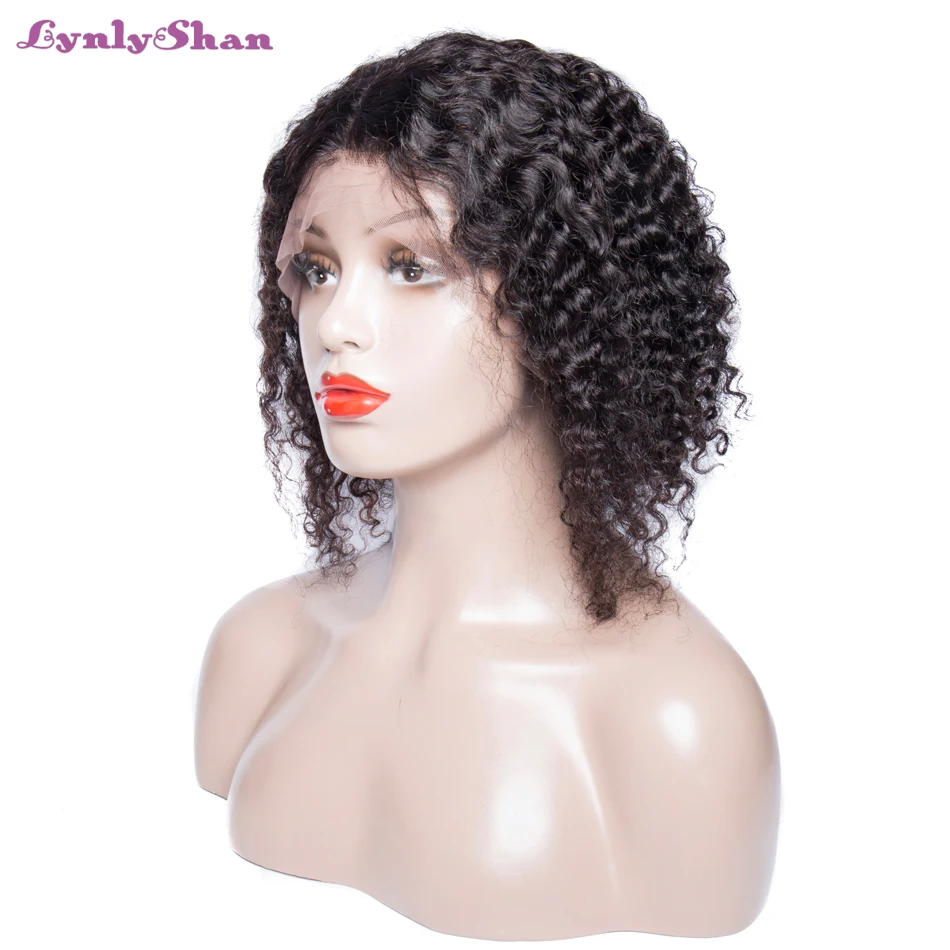 Lynlyshan Brazilian Remy Kinky Curly Hair Frontal Wigs 10-28inch Curly Lace Front Human Hair Short Bob Wigs With Baby Hair
Lynlyshan Brazilian Remy Kinky Curly Hair Frontal Wigs 10-28inch Curly Lace Front Human Hair Short Bob Wigs With Baby Hair