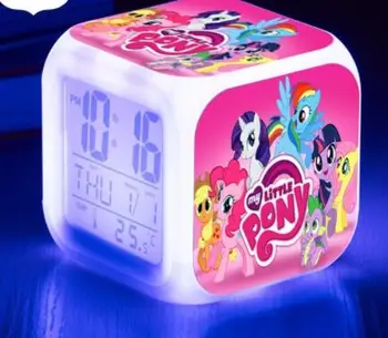 Pinkie Pie LED Alarm Digital Clock Light Up 7 Color Flash clocks Toys thermometer Calendars Watch Snooze Touch
Pinkie Pie LED Alarm Digital Clock Light Up 7 Color Flash clocks Toys thermometer Calendars Watch Snooze Touch