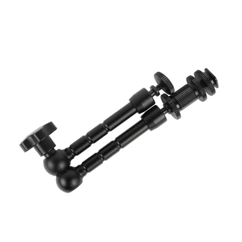 11 Inch Articulated Magic Arm + Super Clamp for Mounting Monitor LED Light LCD Video Flash DSLR Camera Photo studio Accessory
11 Inch Articulated Magic Arm + Super Clamp for Mounting Monitor LED Light LCD Video Flash DSLR Camera Photo studio Accessory