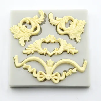 Feathered Scoll Ornaments Silicone Mould Leaves Cake Tools Vintage Relief Cake Decorating Tools Wedding Silicone Cake Mold
Feathered Scoll Ornaments Silicone Mould Leaves Cake Tools Vintage Relief Cake Decorating Tools Wedding Silicone Cake Mold