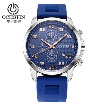 Chronograph Men Quartz Sports Watch With Waterproof Analogue Chronograph Silicone Strap Military Watches Man Clock Horloges NEW
Chronograph Men Quartz Sports Watch With Waterproof Analogue Chronograph Silicone Strap Military Watches Man Clock Horloges NEW
