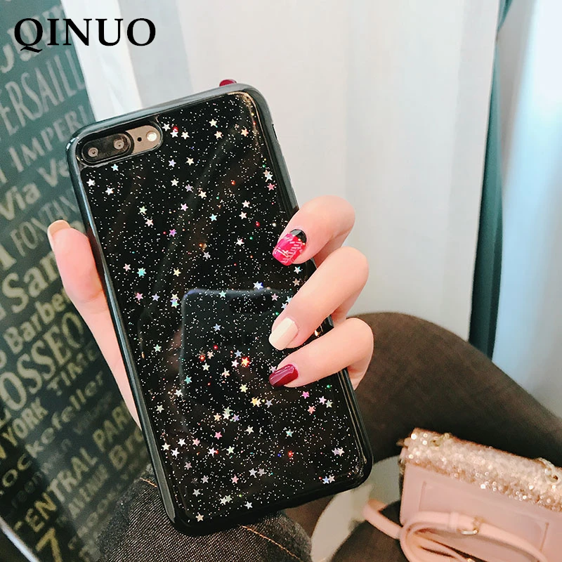 QINUO Bling Star Glitter Phone Case for iPhone 11 Pro Max X XR XS Max Love Heart Sequin Cover for iPhone 6 6s 7 8 Plus Soft Cute Coque
QINUO Bling Star Glitter Phone Case for iPhone 11 Pro Max X XR XS Max Love Heart Sequin Cover for iPhone 6 6s 7 8 Plus Soft Cute Coque