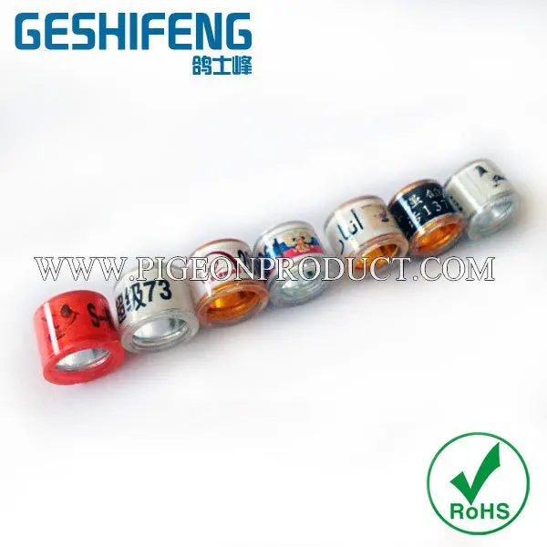 cheapest 100pc 8mm free shipping drawing picture GOLDEN core Aluminium with Plastic Pigeon Ring
cheapest 100pc 8mm free shipping drawing picture GOLDEN core Aluminium with Plastic Pigeon Ring