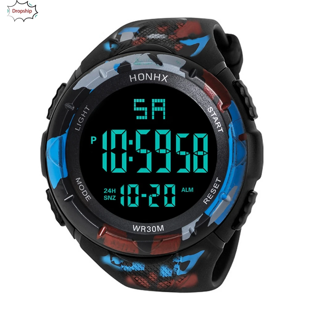 Women Men Watch LED Waterproof Digital Quartz Fashion Watch Military Sport Men's Casual Watch DropShiping step28
Women Men Watch LED Waterproof Digital Quartz Fashion Watch Military Sport Men's Casual Watch DropShiping step28