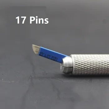 200pcs Permanent Makeup Manual Eyebrow Tattoo Pen Blade 17 Pin Needles Microblading Blades for Eyebrow Tattoo
200pcs Permanent Makeup Manual Eyebrow Tattoo Pen Blade 17 Pin Needles Microblading Blades for Eyebrow Tattoo