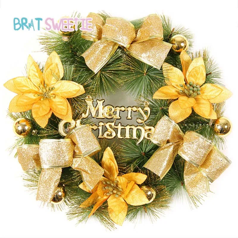 Christmas Wreath Round Handcrafted Pendant New Year Drop Ornaments Holiday Pine Artificial Garland Door Wall Decoration for Home
Christmas Wreath Round Handcrafted Pendant New Year Drop Ornaments Holiday Pine Artificial Garland Door Wall Decoration for Home