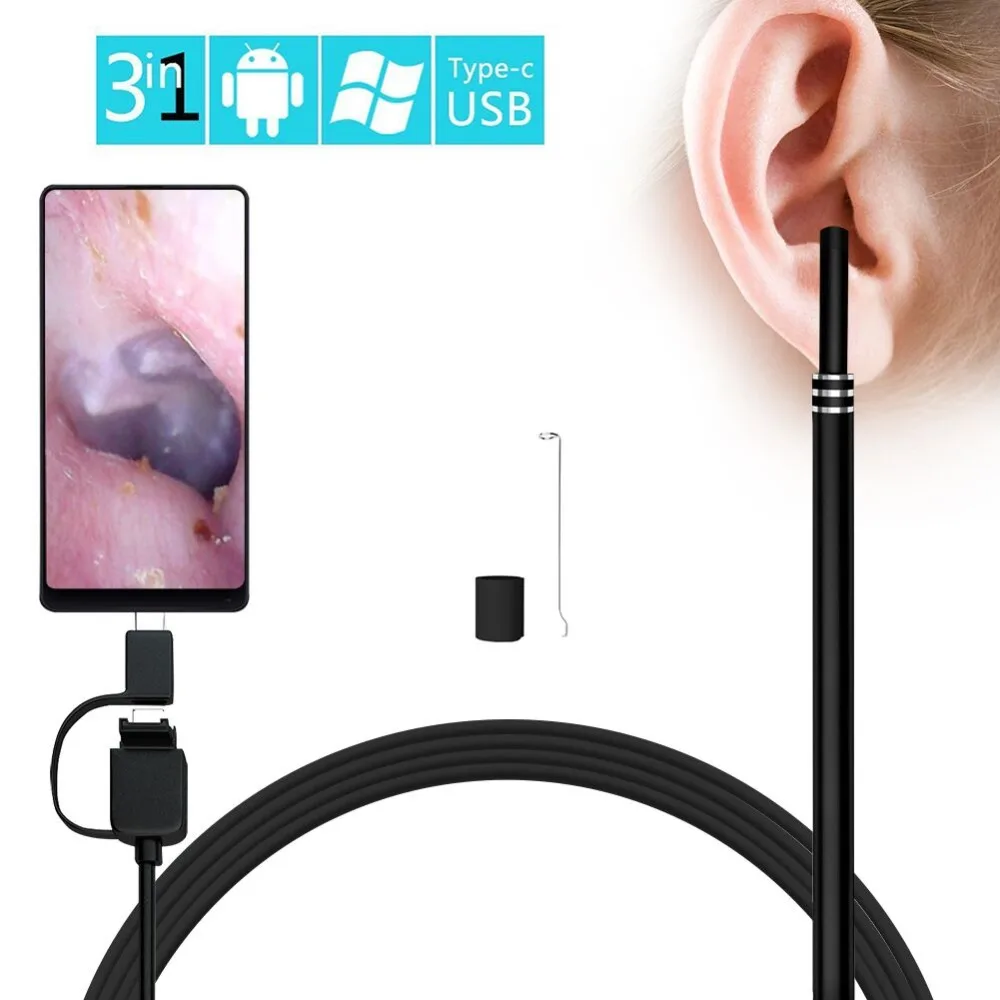 2019 Multifunctional USB Ear Cleaning Tool HD Visual Ear Spoon Earpick With Mini Camera Pen Ear Care In-ear Cleaning Endoscope
2019 Multifunctional USB Ear Cleaning Tool HD Visual Ear Spoon Earpick With Mini Camera Pen Ear Care In-ear Cleaning Endoscope