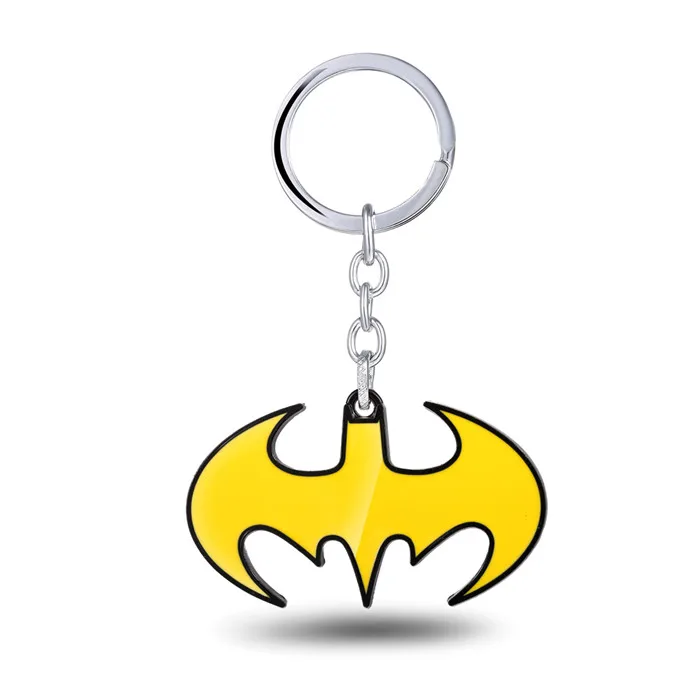 MOON Batman Movie Keychain yellow bat logo keychain Gift Men Women Souvenirs wholesale&retail
MOON Batman Movie Keychain yellow bat logo keychain Gift Men Women Souvenirs wholesale&retail