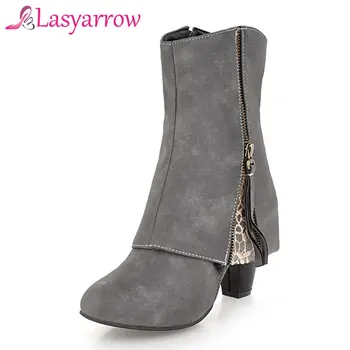 Lasyarrow 2018 Shoe Women Boots Black Brown Autumn Western Boots Zipper Top Fashion High Heels Winter Waterproof Snow Boots Shoe
Lasyarrow 2018 Shoe Women Boots Black Brown Autumn Western Boots Zipper Top Fashion High Heels Winter Waterproof Snow Boots Shoe